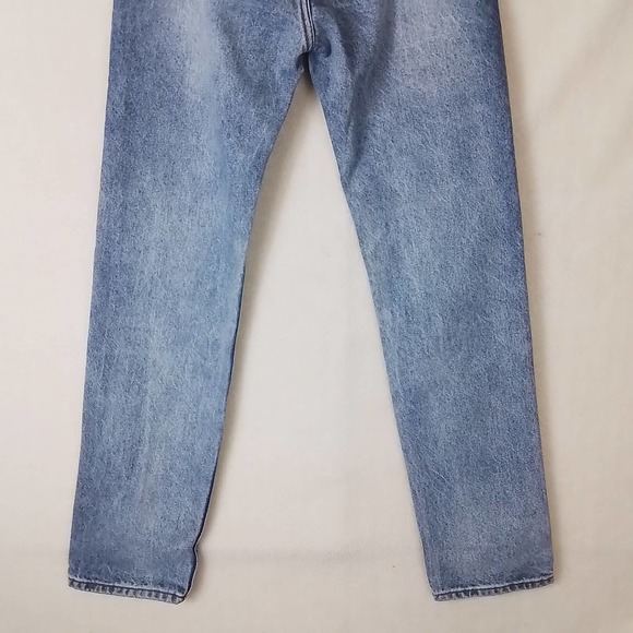 Brandy‎ Melville J Galt Mid Rise Button Fly Jeans Size Small in Med Wash Denim - Picture 8 of 14